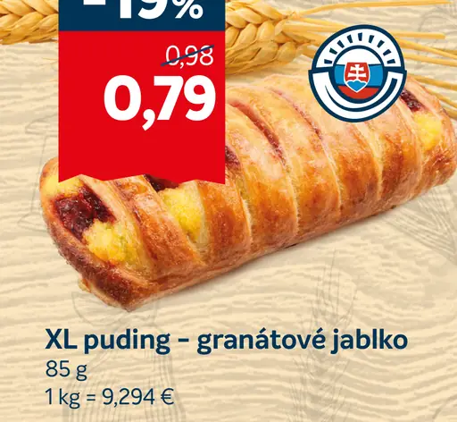 XL puding granátové jablko