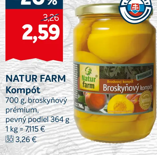 NATUR FARM Kompót