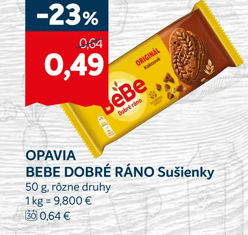 BeBe Dobré Ráno Sušienky