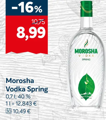 Morosha Vodka Spring