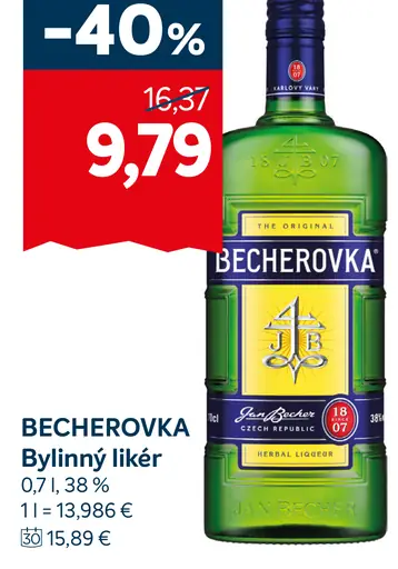 BECHEROVKA Bylinný likér