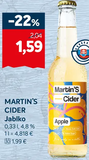 Martin's Cider Jablko