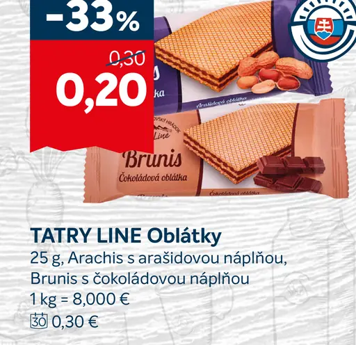 TATRY LINE OBLÁTKY