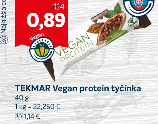 Tekmar Vegan Protein Tyčinka