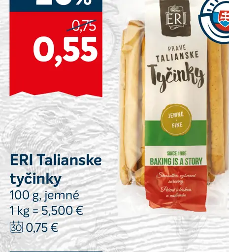 ERJ Talianske tyčinky