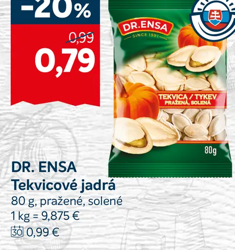 Tekvicové jadrá