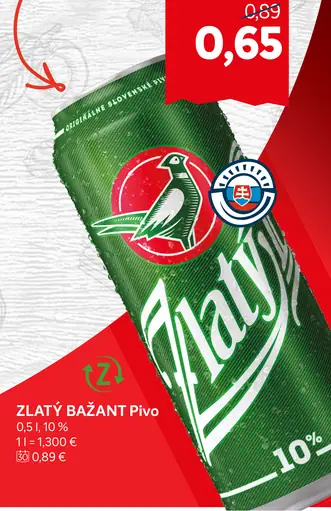 Zlatý Bažant Pivo