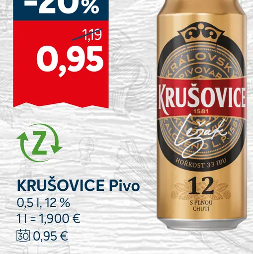 Krušovice Pivo