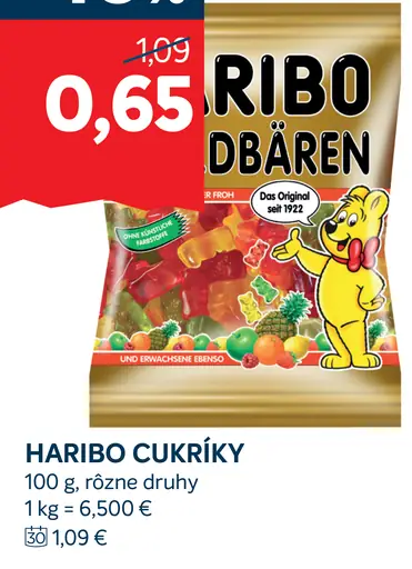 Haribo cukríky