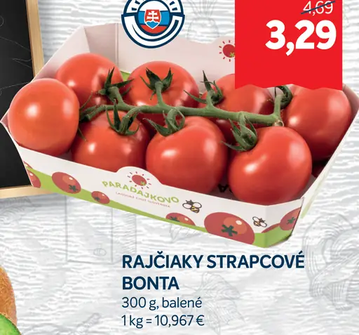 Rajčiaky strapcové Bonta