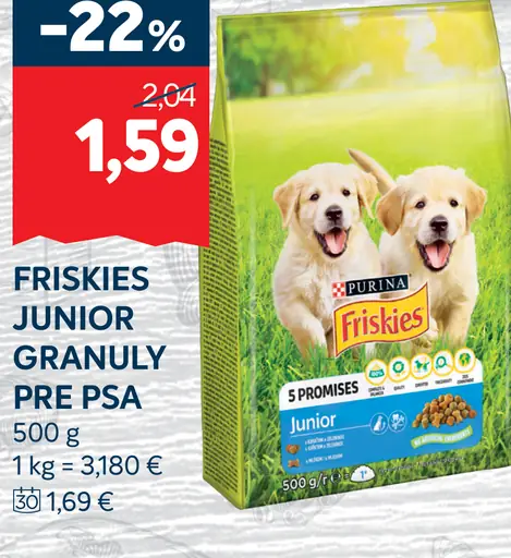 Friskies Junior granuly pre psa