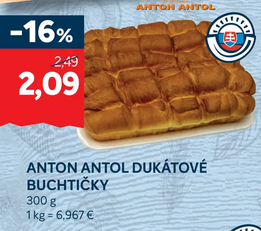 ANTON ANTOL Dukátové buchtičky