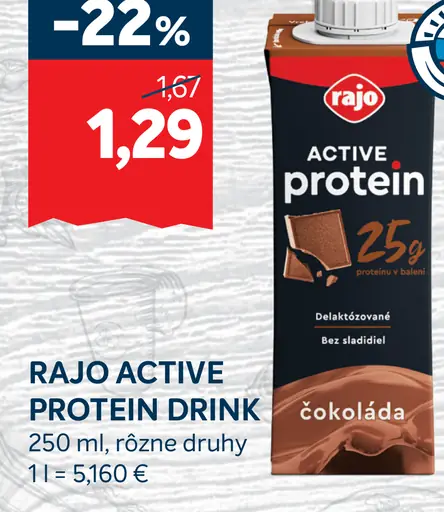 Rajo Active Protein nápoj