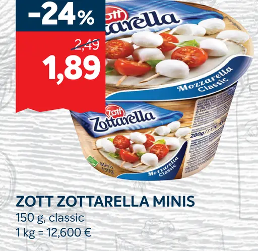 Zott Zottarella Minis