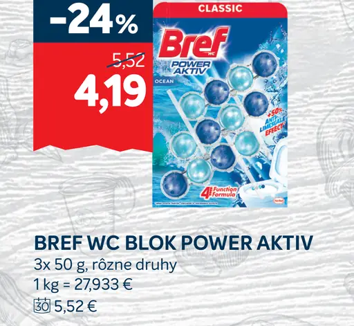 Bref WC blok Power Aktiv