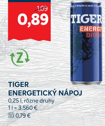 Tiger Energetický nápoj