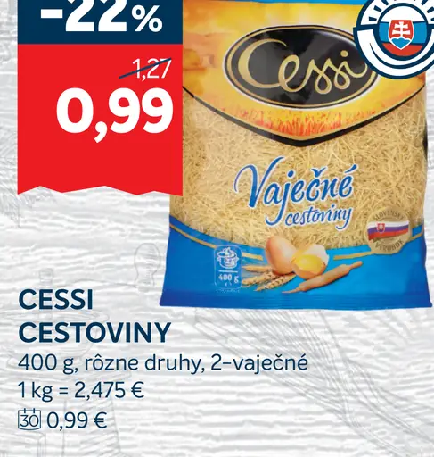 Cessi cestoviny