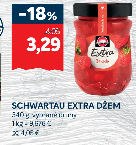 Schwartau Extra džem jahoda