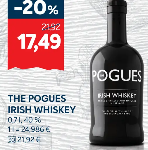 The Pogues Irish Whiskey