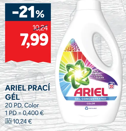 Ariel Prací gel