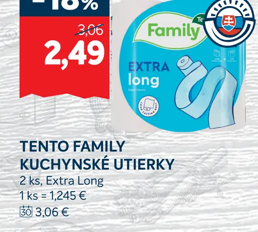Tento kuchynské utierky Family