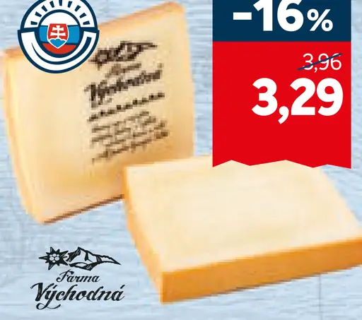Farma Východná Syr valach údený