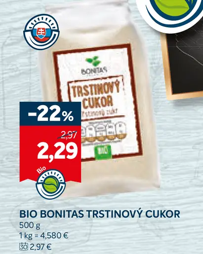 Bonitas Trstinový cukor