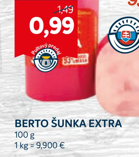 Berto šunka extra