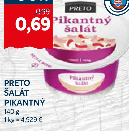 Preto šalát pikantný