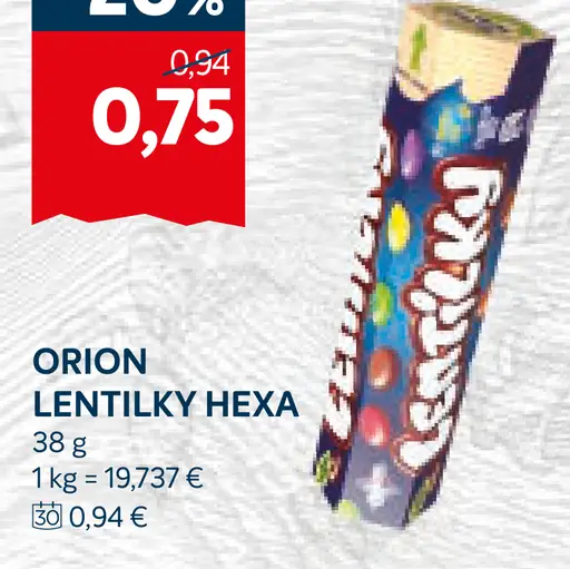 Orion Lentilky Hexa