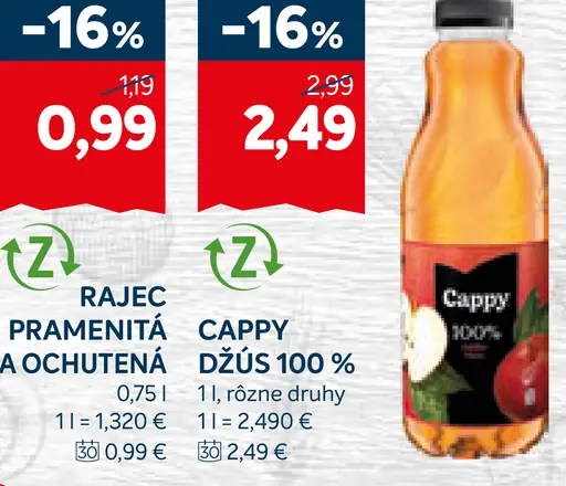 Cappy Džús 100%