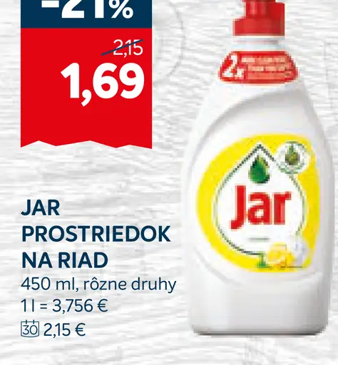 Jar prostriedok na riad