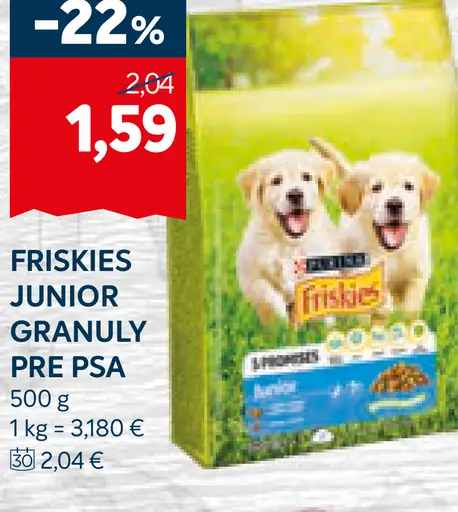 Friskies Junior granuly pre psa