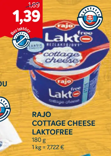 Rajo Cottage Cheese Laktosefree