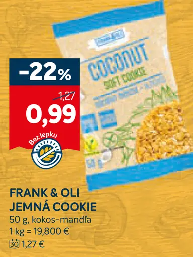 Frank & Oli jemná cookie
