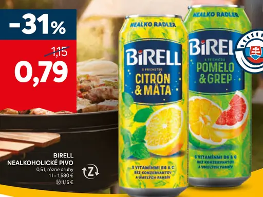 Birell Svetlé nealkoholické pivo