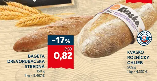 Bageta drevorubačská stredná