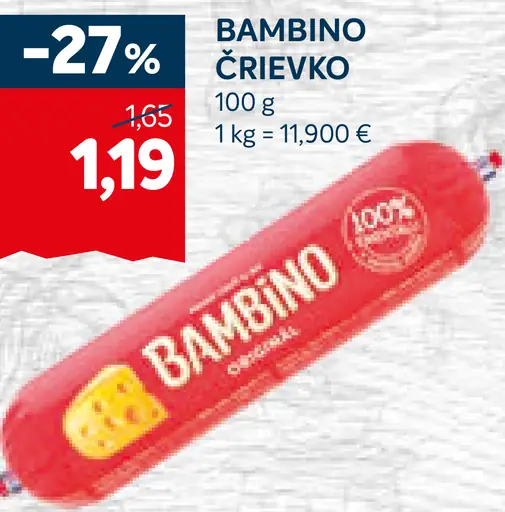 Bambino črievko
