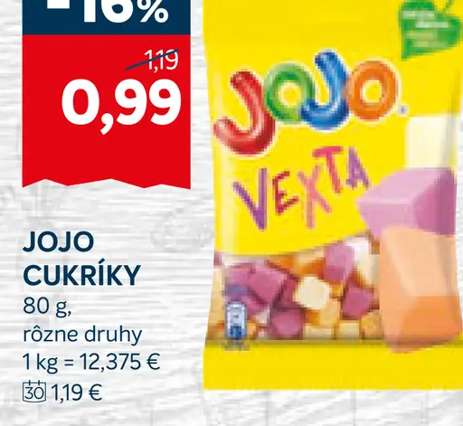 JoJo cukríky