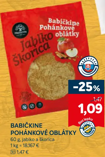 Babičkine Pohánkové Oblátky