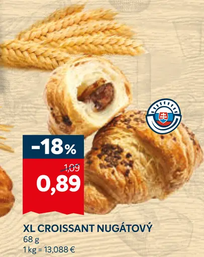 XL Croissant Nugátový