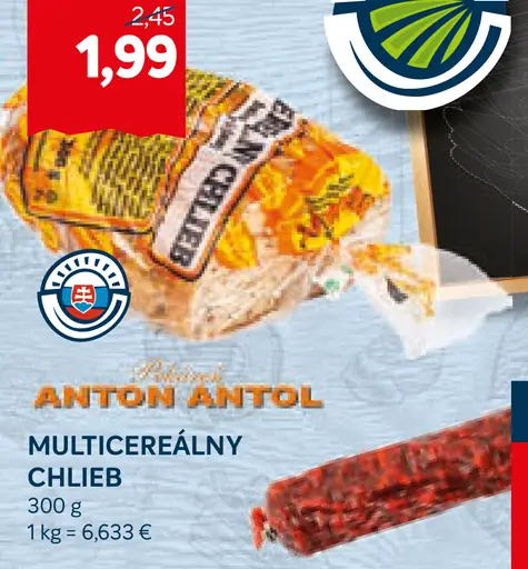 Anton Antol multicereálny chlieb