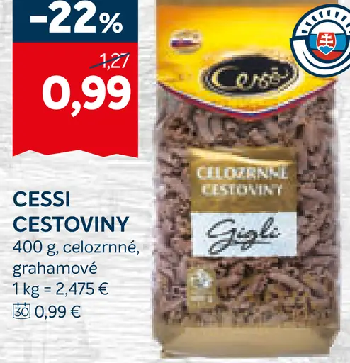 Cessi cestoviny
