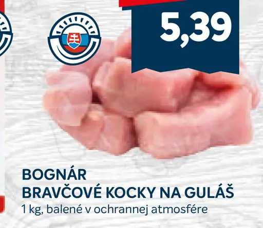 Bognár Bravčové kocky na guláš