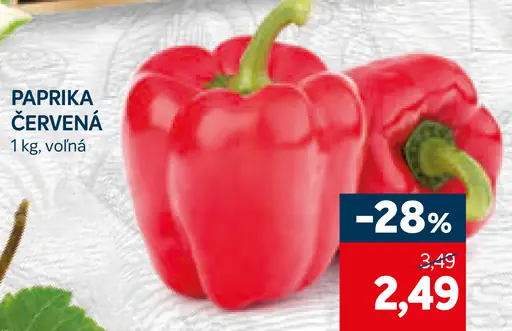 Paprika červená