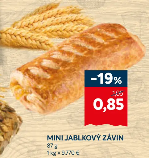 Mini jablkový závin