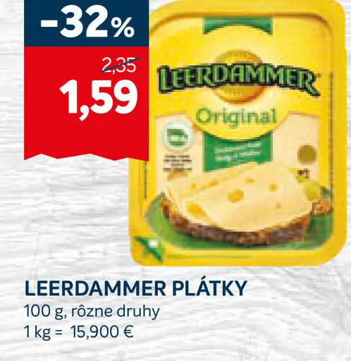 Leerdammer plátky