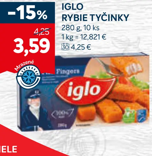 IGLO rybie tyčinky