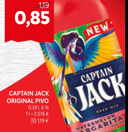 Captain Jack Original pivo