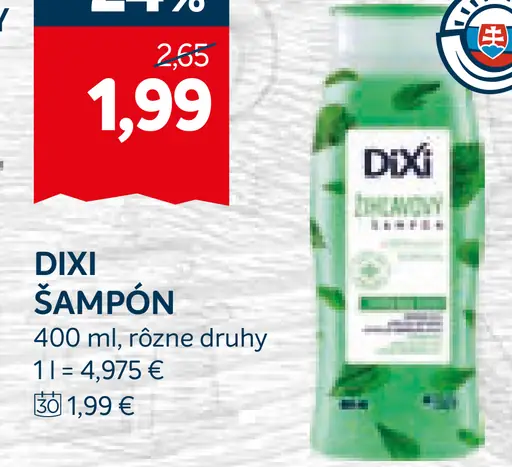 Dixi Žihľavový šampón